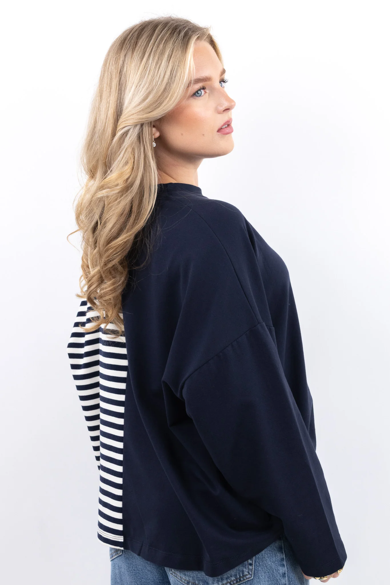 Split Stripe Sweater - Image 5