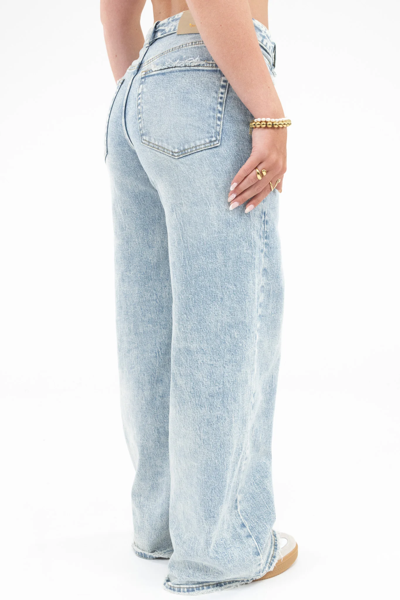 Basic Fold Over Jeans - Image 18