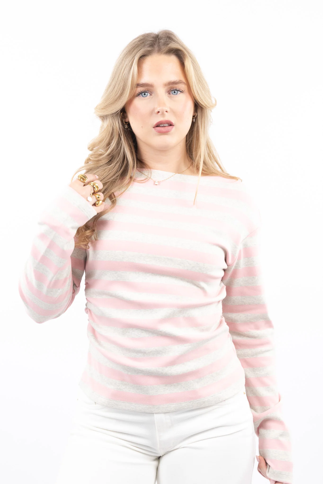 Boatneck Stripe Top - Image 10
