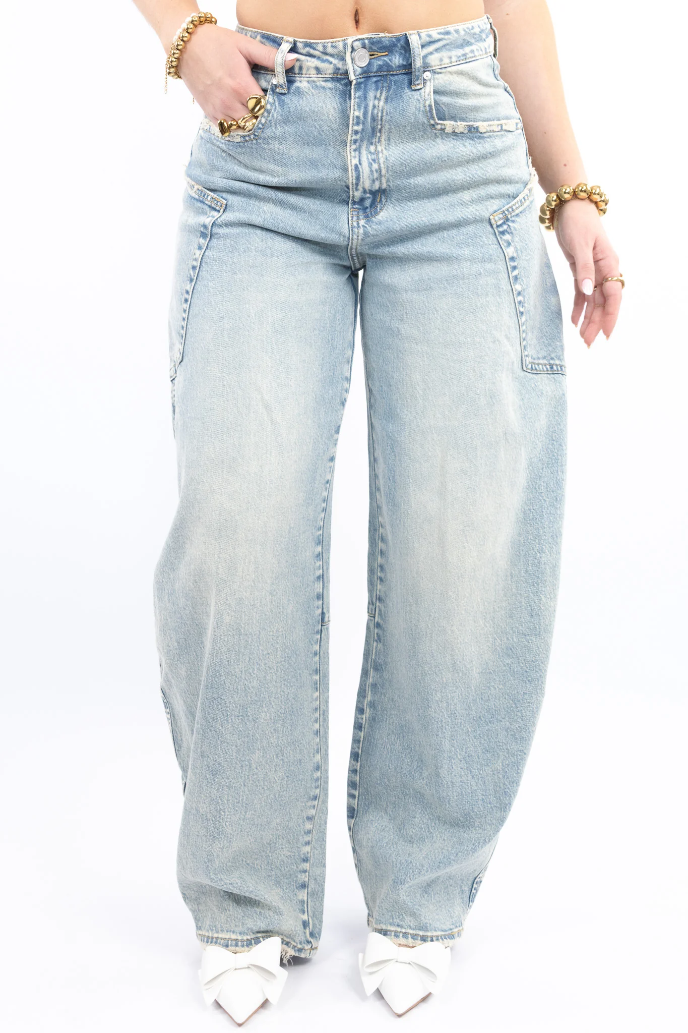 Brooklyn Cargo Balloon Jeans - Image 18