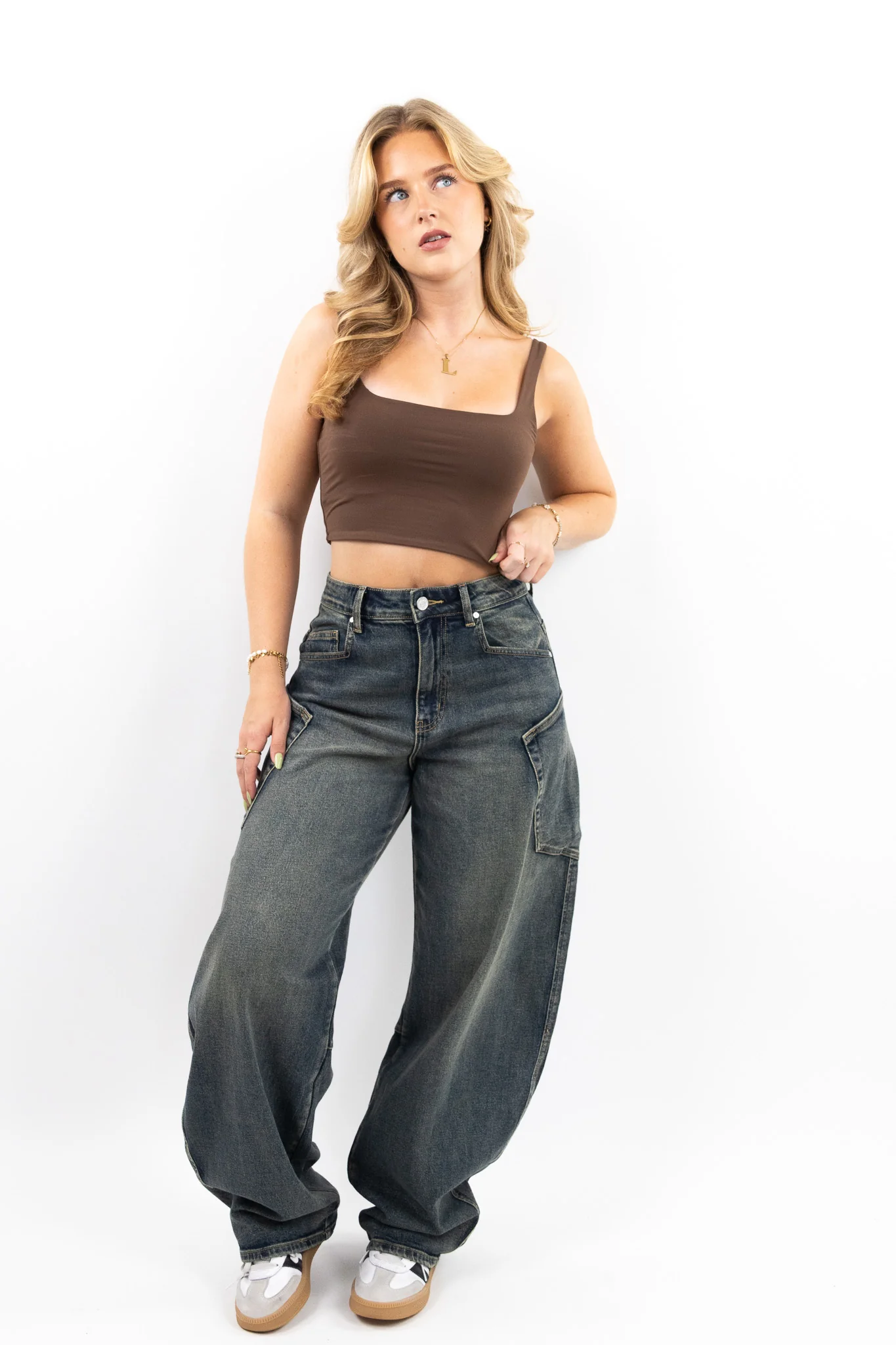 Brooklyn Cargo Balloon Jeans - Image 38