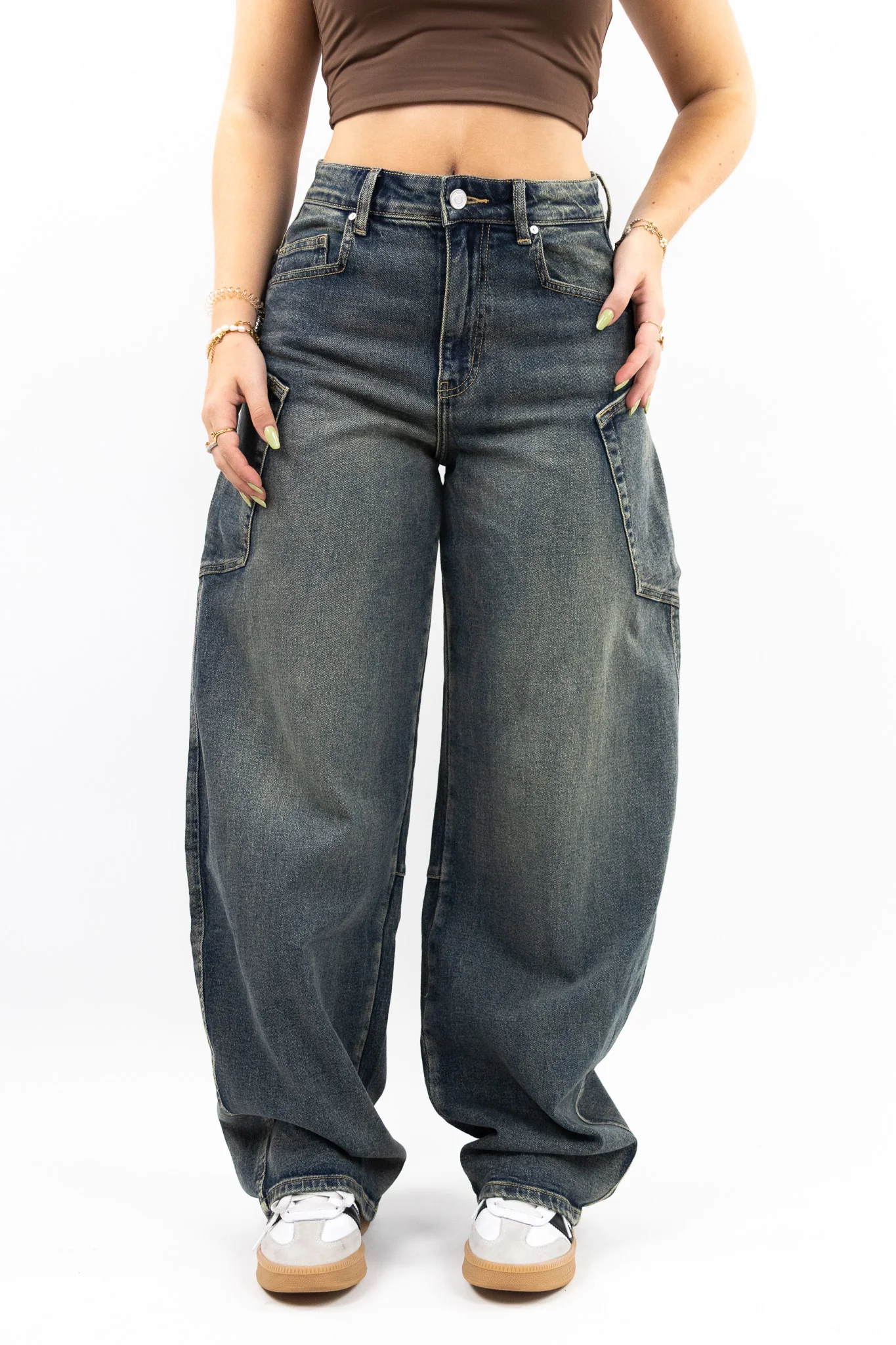 Brooklyn Cargo Balloon Jeans - Image 40