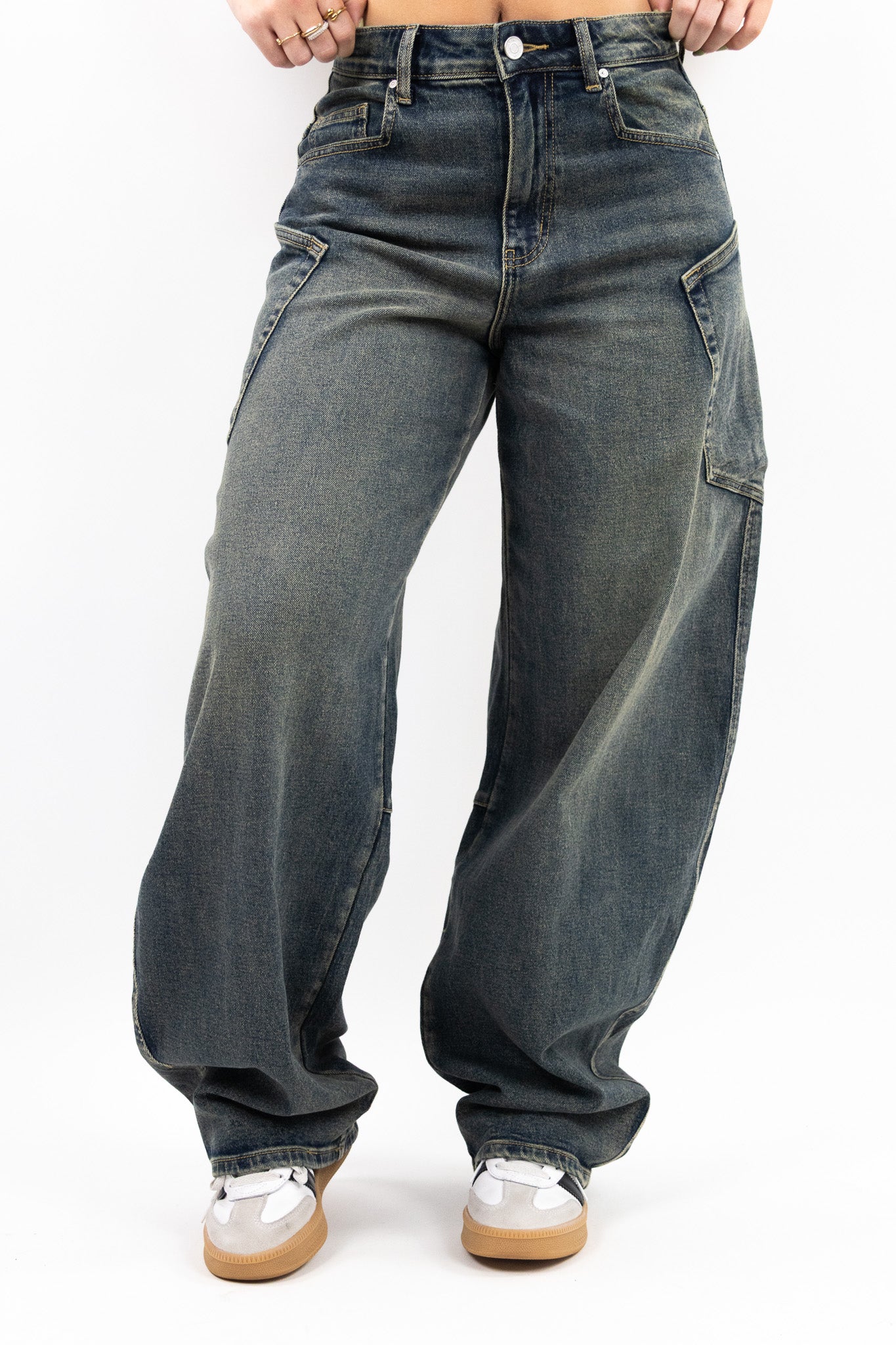 Brooklyn Cargo Balloon Jeans - Image 42