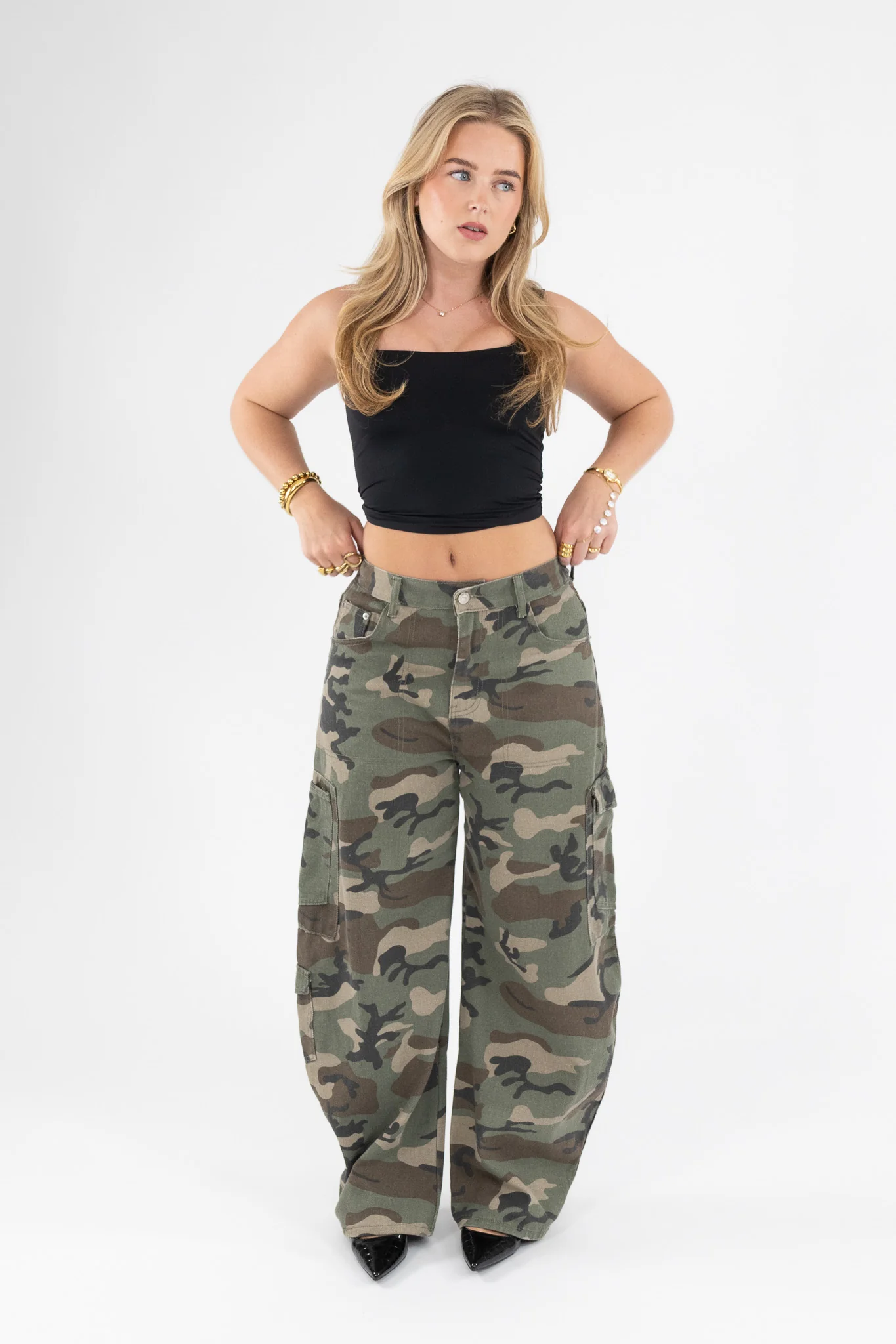 Camo Balloon Jeans