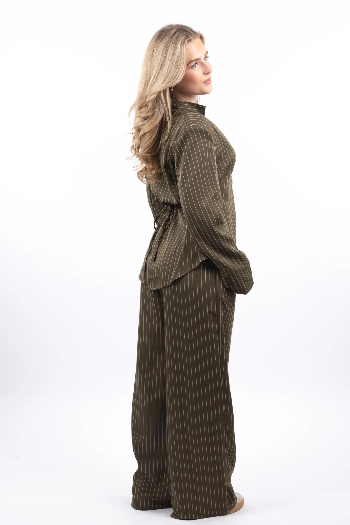 Copenhagen Pinstripe Pantalon - Image 4