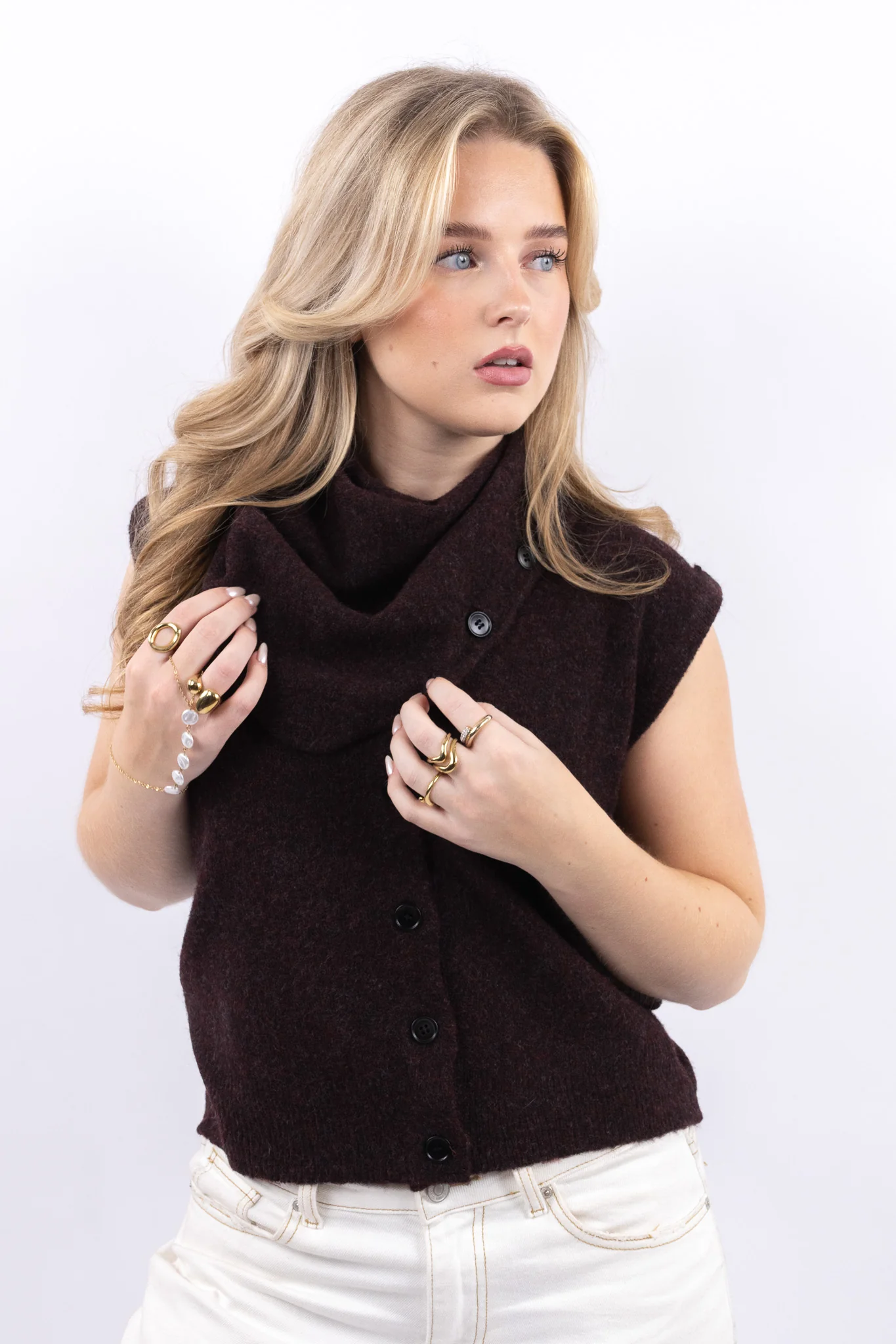 Scarf Knit Top