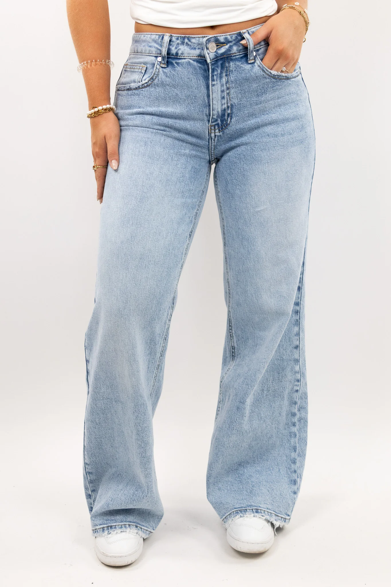 Sculpt Side Wide Leg Jeans - Stretch - Image 4