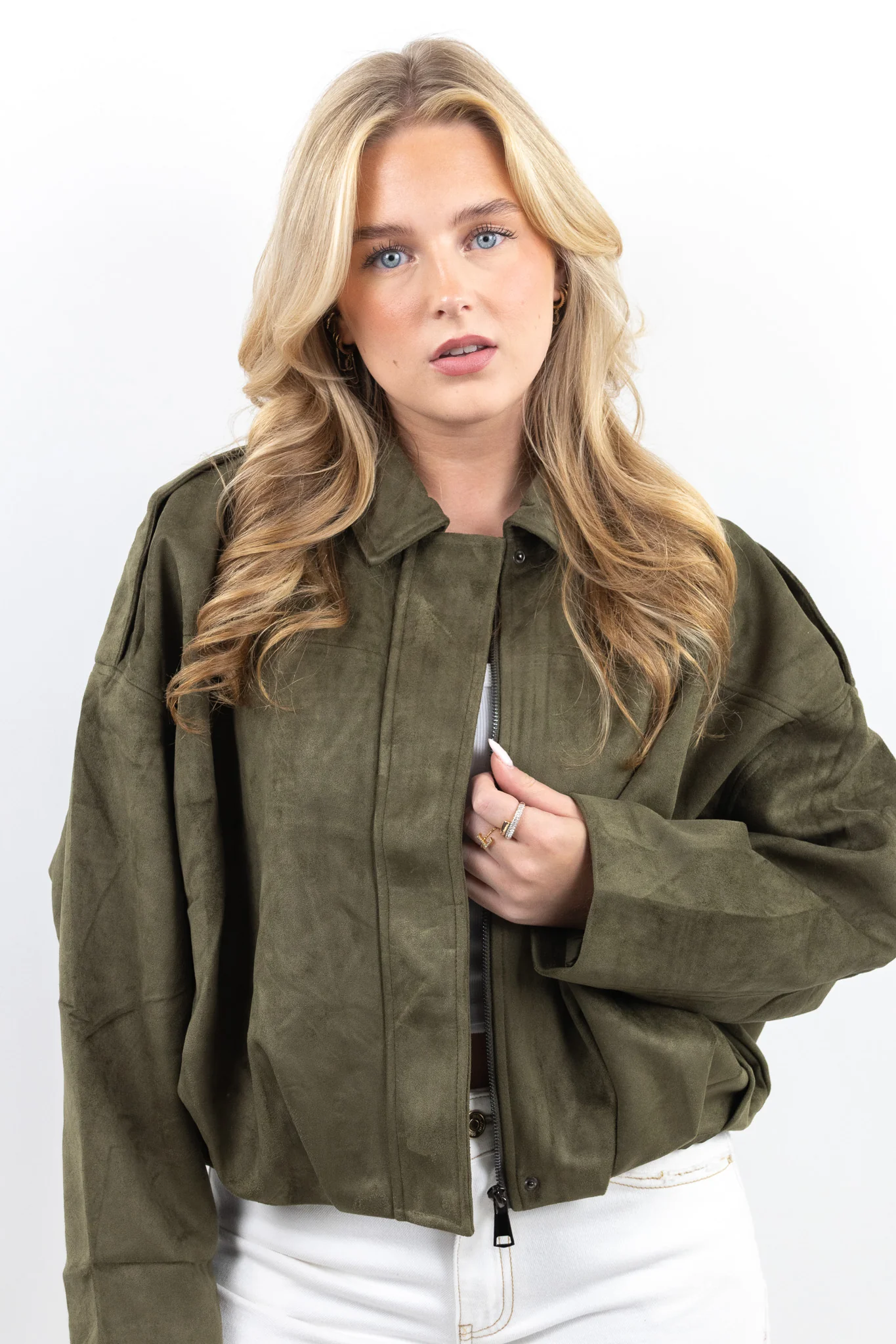 Suede Look Jacket - Image 6