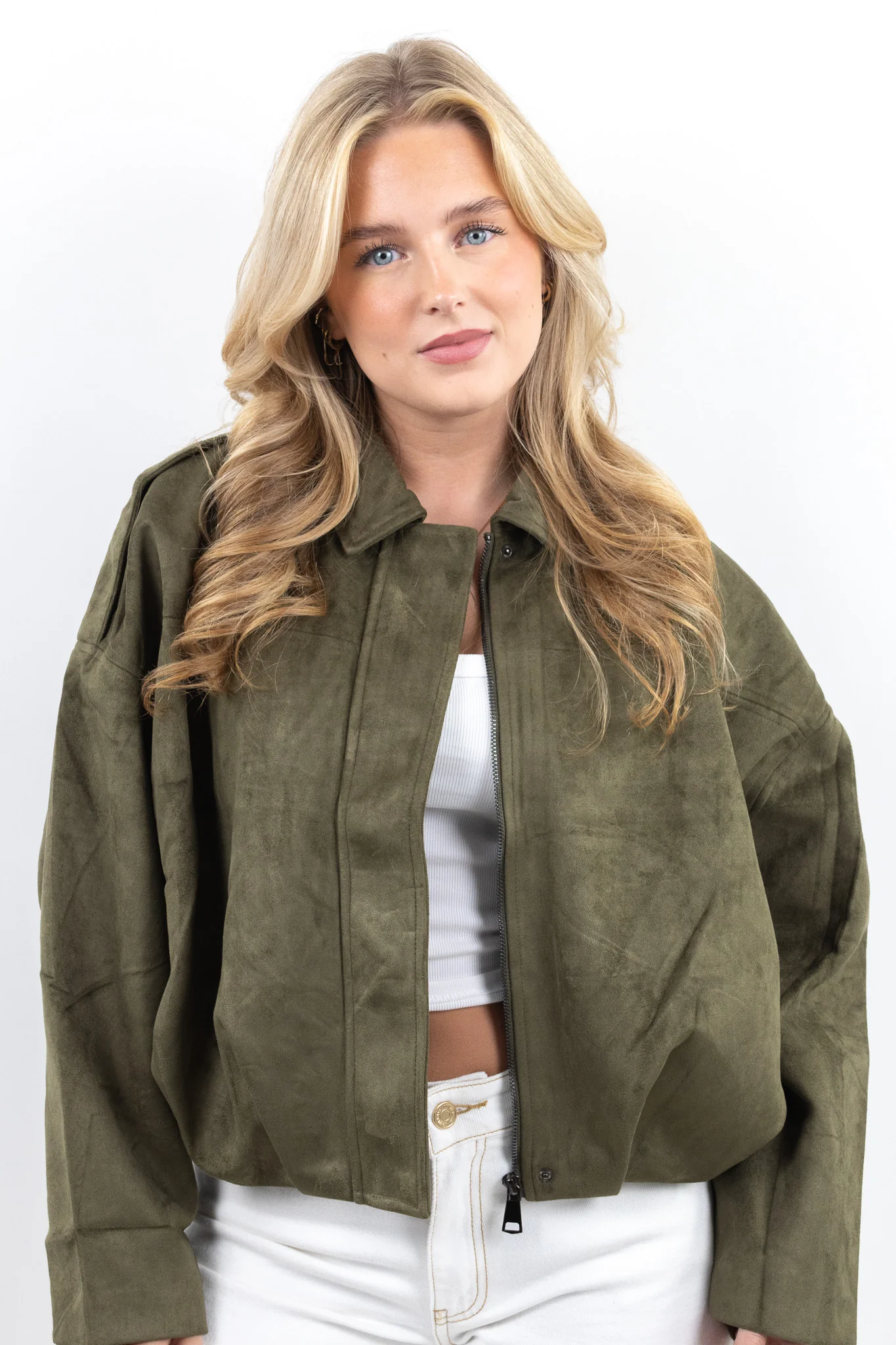 Suede Look Jacket - Image 8