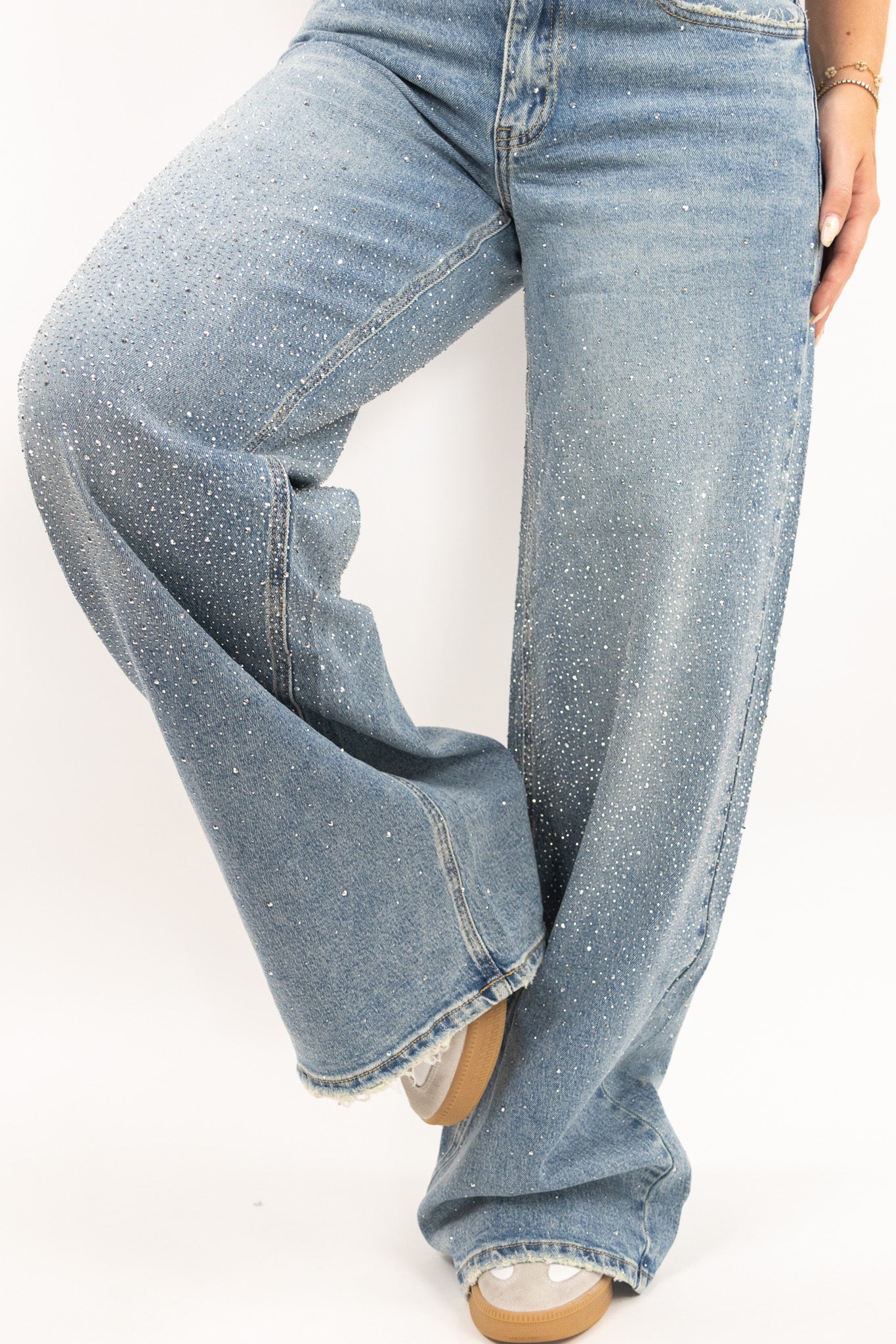 The Glitter Baggy Jeans - Tall - Image 3