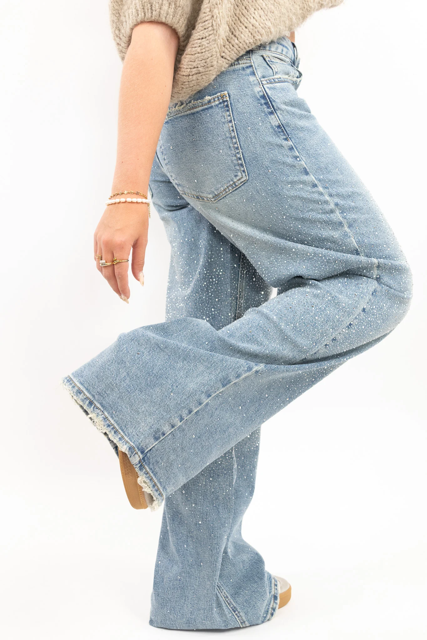 The Glitter Baggy Jeans - Tall - Image 4