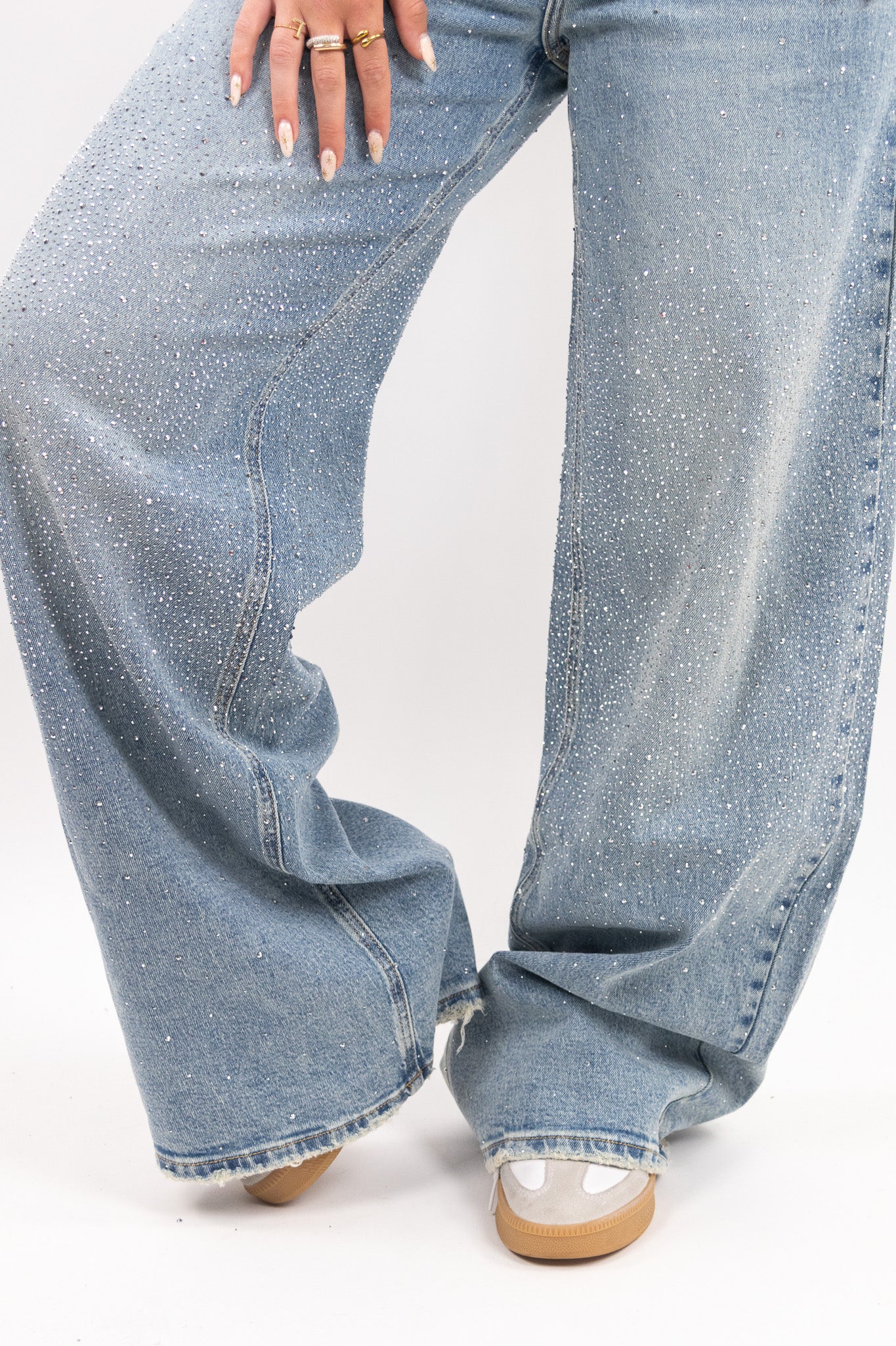 The Glitter Baggy Jeans - Tall - Image 5