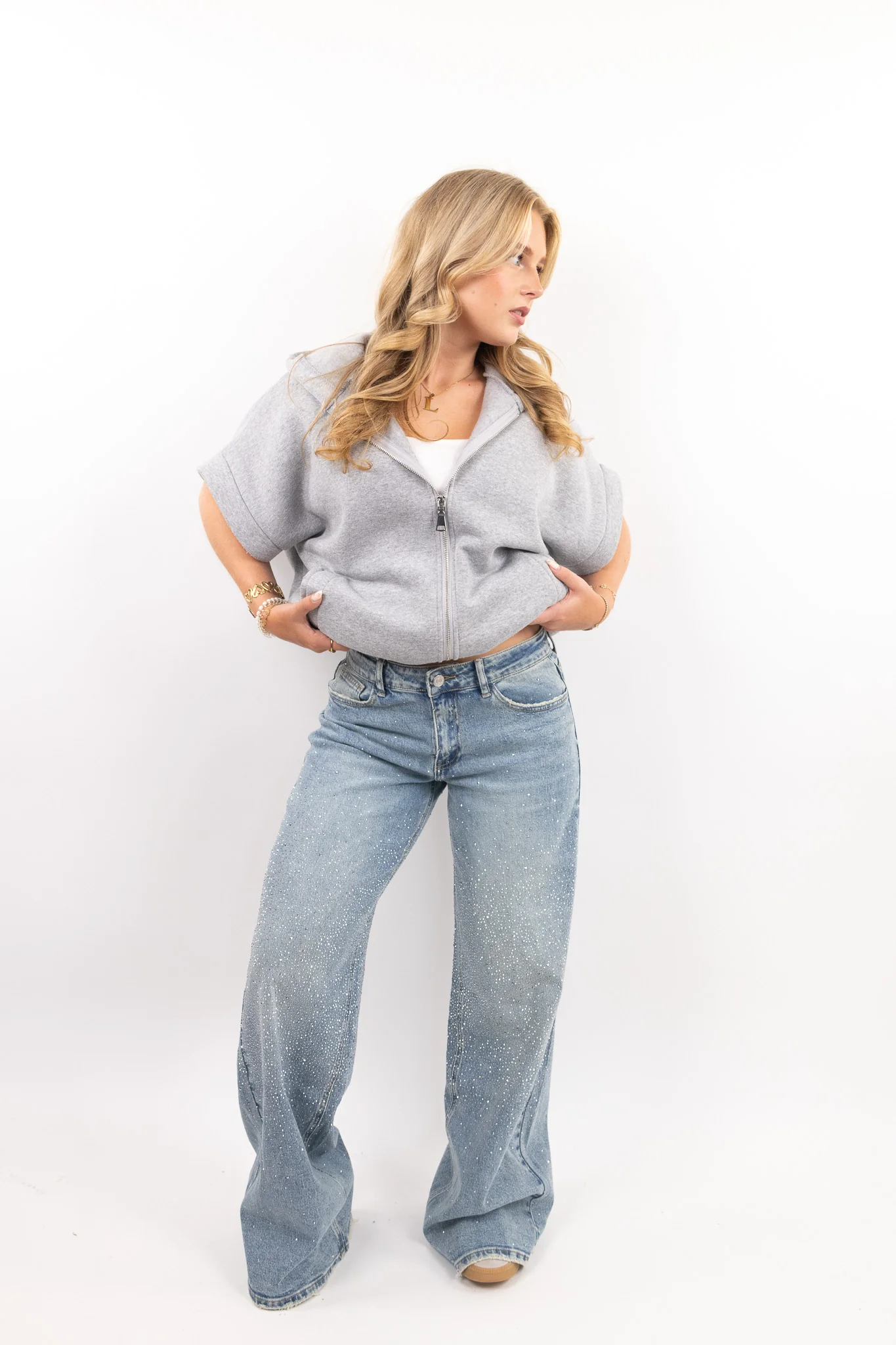 The Glitter Baggy Jeans - Tall - Image 6